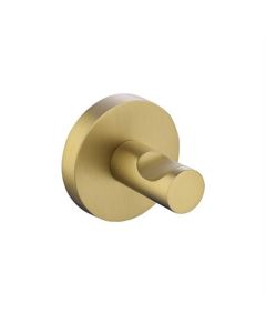 Crochet porte-serviettes simple BP, or brossé