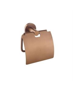 Porte-rouleau BP avec rabat, cuivre brossé