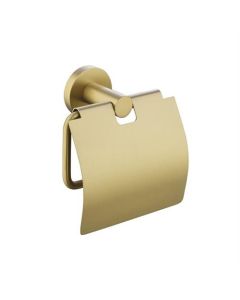 Porte-rouleau de papier hygiénique BP avec rabat, or brossé