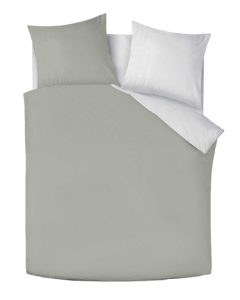 Enveloppe de couette 140x200/220 cm + 1* 60x70 cm Light Grey