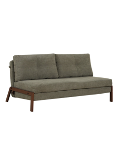 Canapé-lit double Rosanne polyester vert