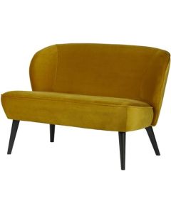 Banc Tara velours ocre