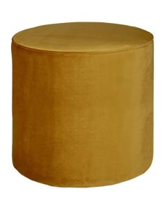 Bara pouf haut ocre 46xØ46