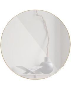 Miroir Woutzen métal doré Ø80cm