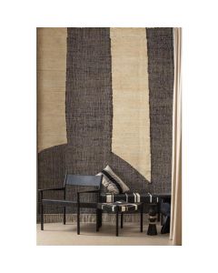 Fauteuil Newport - Bois de manguier/Cordon noir