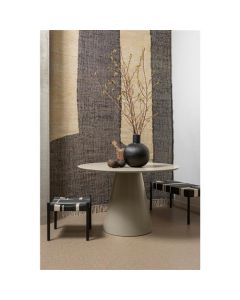 Table à manger Providence - MDF Beige Antique Ø120cm