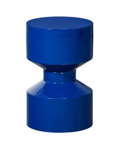 Table d'appoint Cheyenne - Bleu royal métallisé