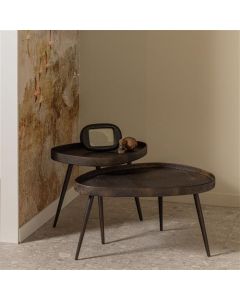 Ensemble de 2 tables d'appoint Hartford - Antique Bronze