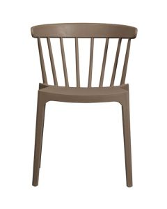 Chaise de jardin Anchorage - Avec barreaux Café Fibre Marron Mélange