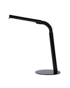 Lampadaire Billie, métal noir avec LED