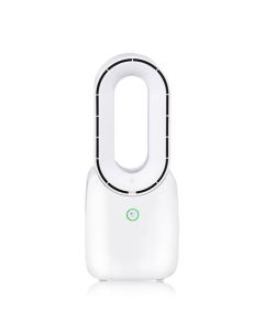 Ventilateur de table sans pale, trois vitesses, blanc