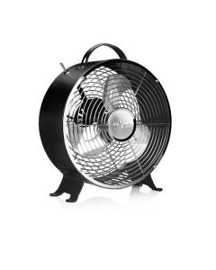 Tristar Ventilateur rétro en métal 25cm Noir/RVS