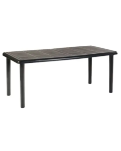 Fuerteventura tuintafel 180x90cm Volcanic Grey kunststof