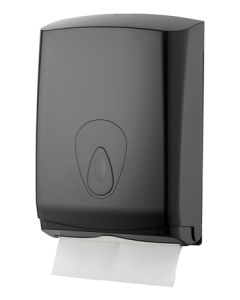 Distributeur de serviettes midi plastique noir