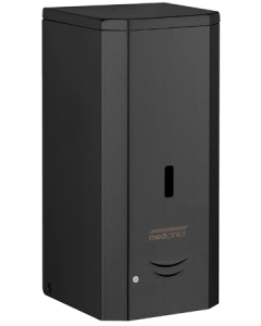 Distributeur de savon 1000 ml automatique en acier inoxydable noir