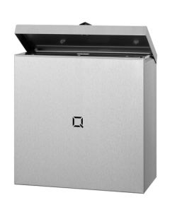 Bac hygiénique 9 litres en acier inoxydable