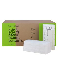 Handdoekjes Z-vouw 100% recycled 2laags