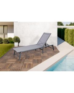 Gran Canaria Ligbed Aluminium Inklapbaar